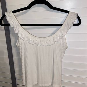 Forever 21, White Crop Top